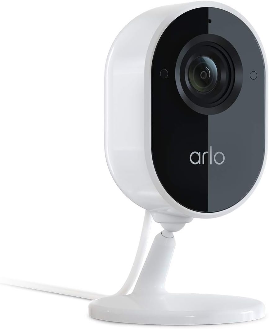 Arlo Essential Indoor caméra surveillance intérieure Wi-Fi