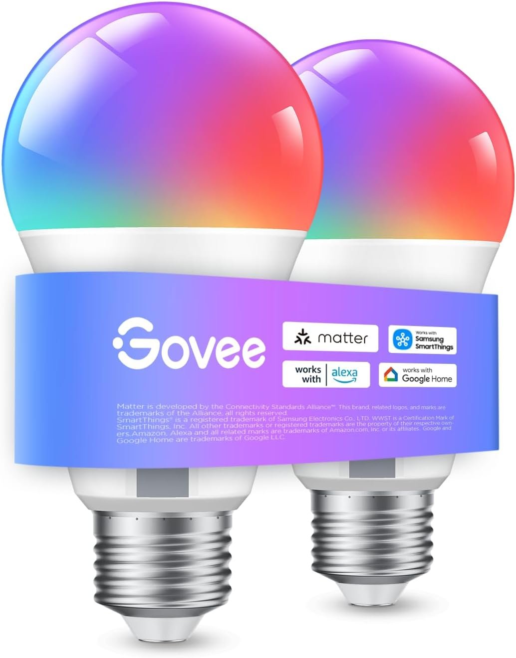Govee ampoule connectée Wi-Fi couleur RGB ambiance personnalisable