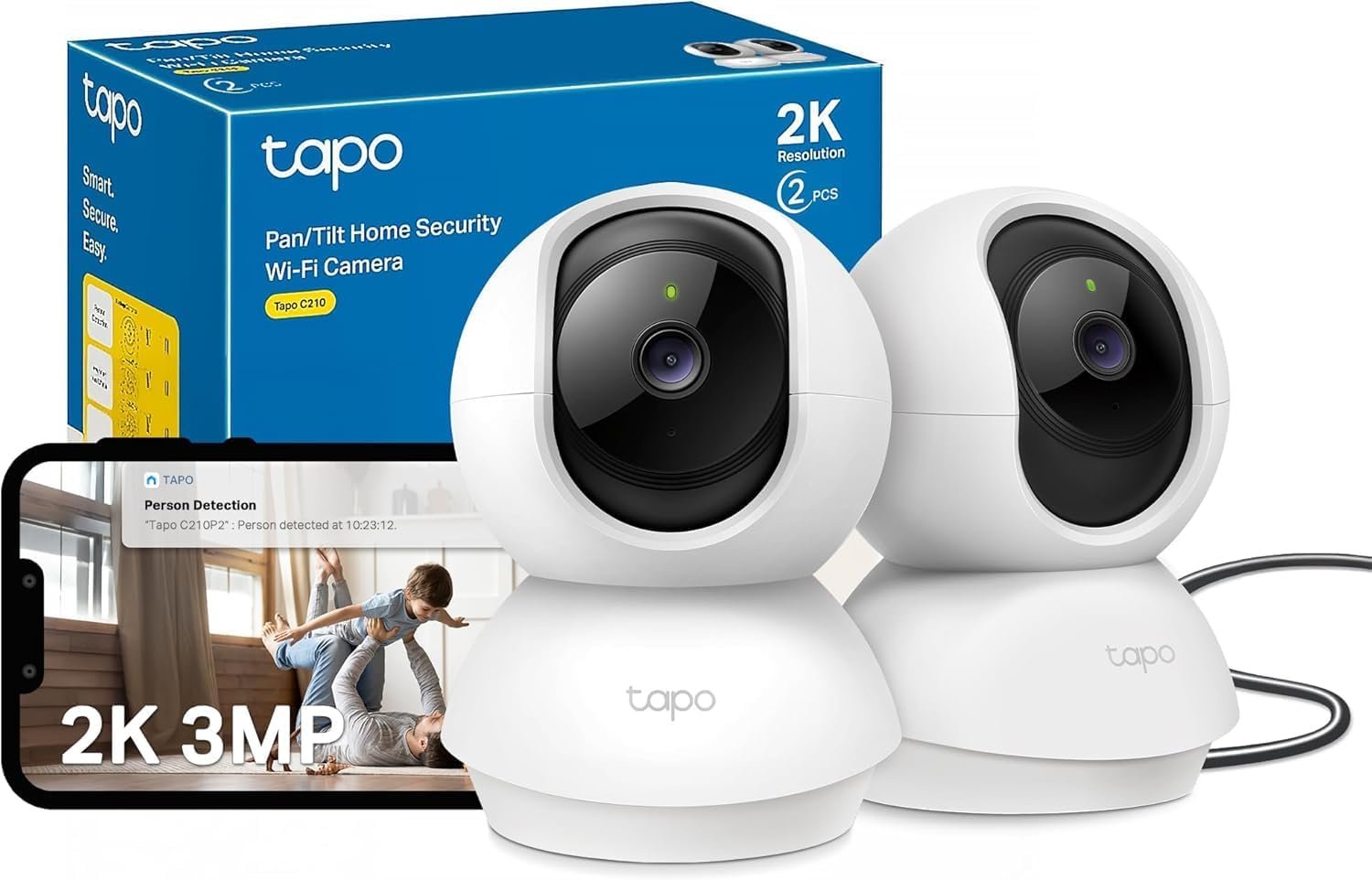 TP-Link Tapo C220 caméra surveillance intérieure Wi-Fi 2K