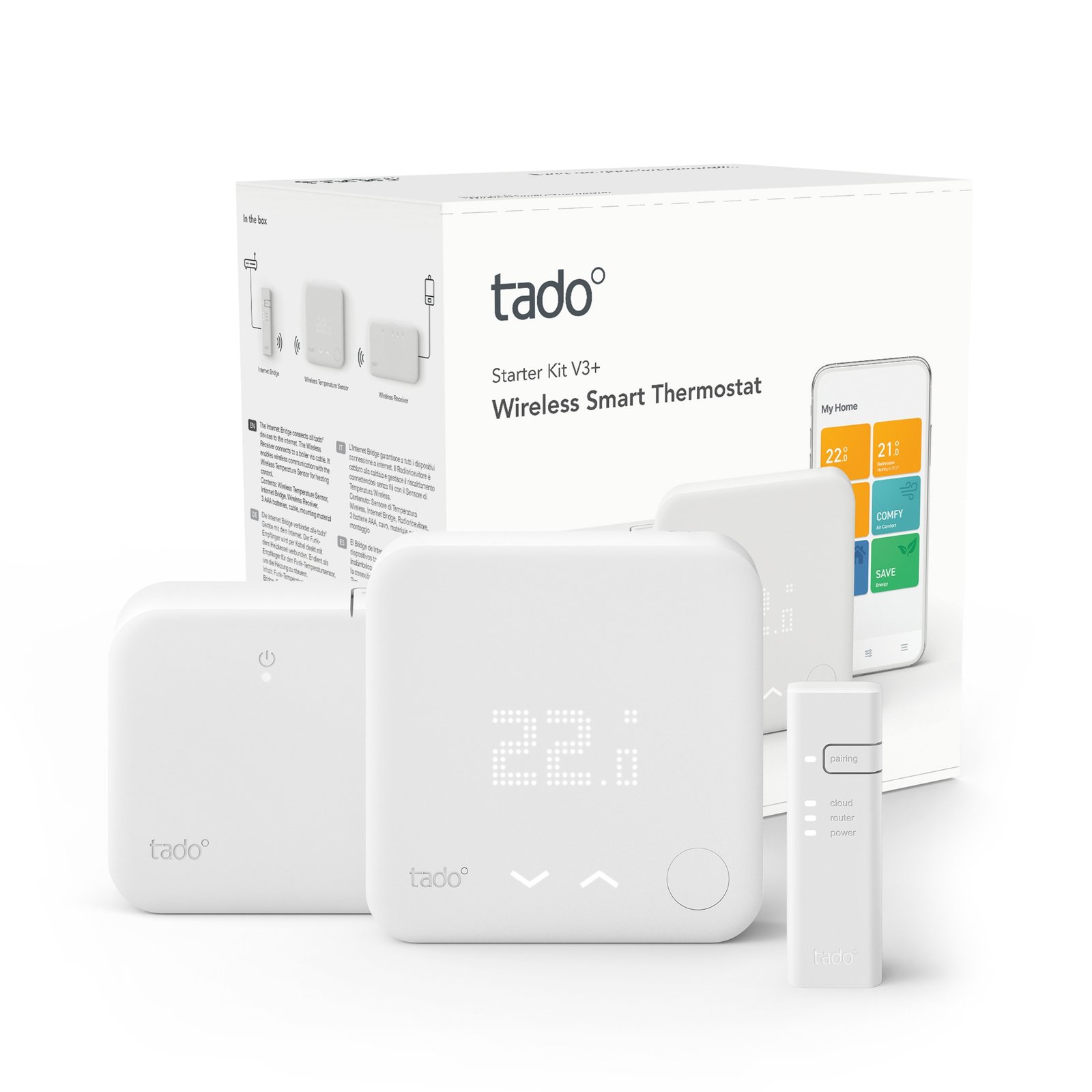 Tado Smart Thermostat V3+ thermostat connecté géolocalisation